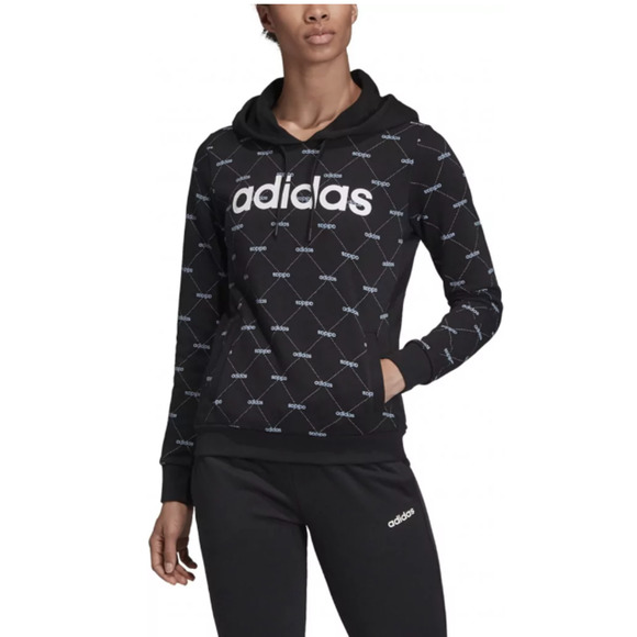 adidas Tops - Adidas Women's XS Pullover Hoodie Sweatshirts W Core Fav Hdy, Black